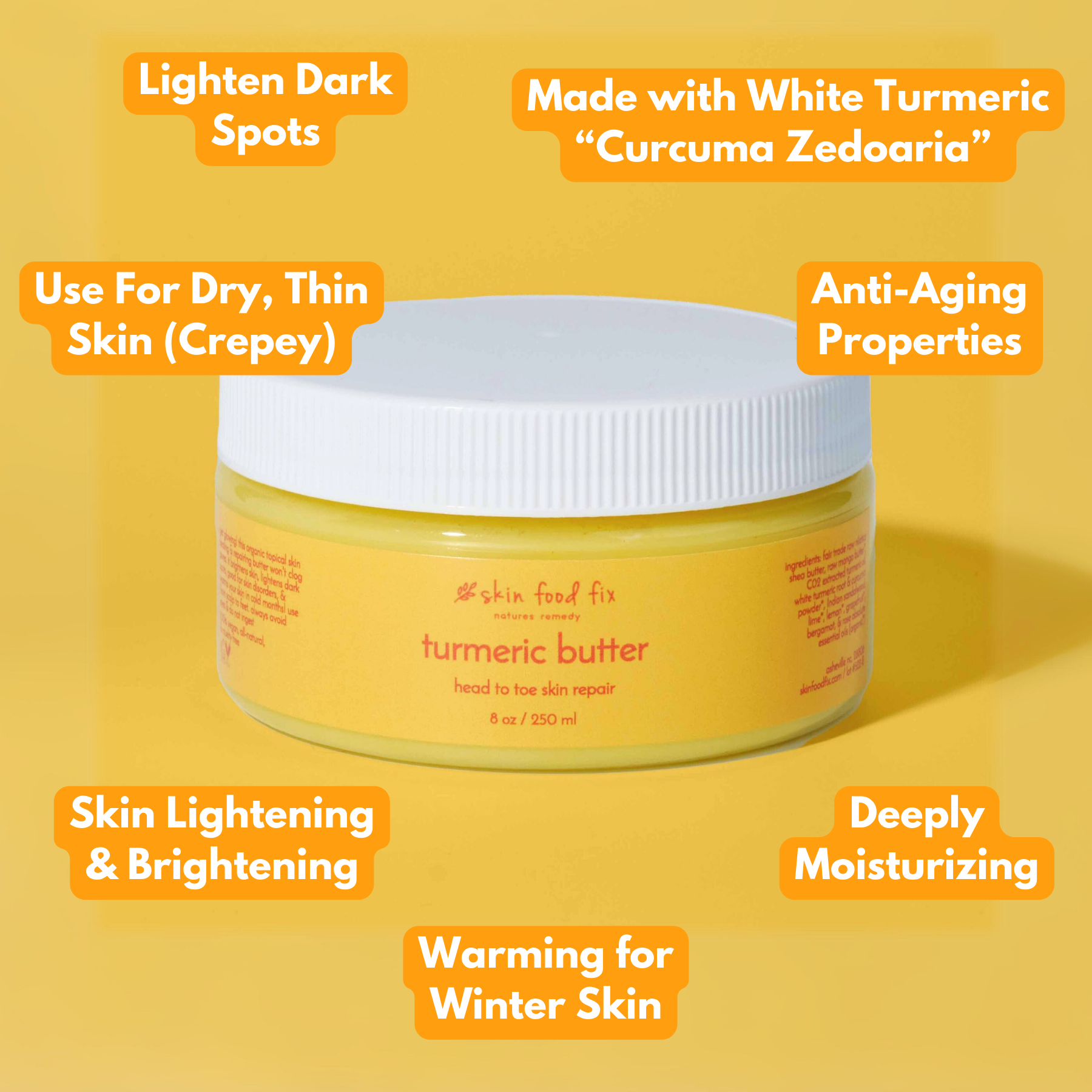 Turmeric Butter Skin Lighten – SkinFoodFix