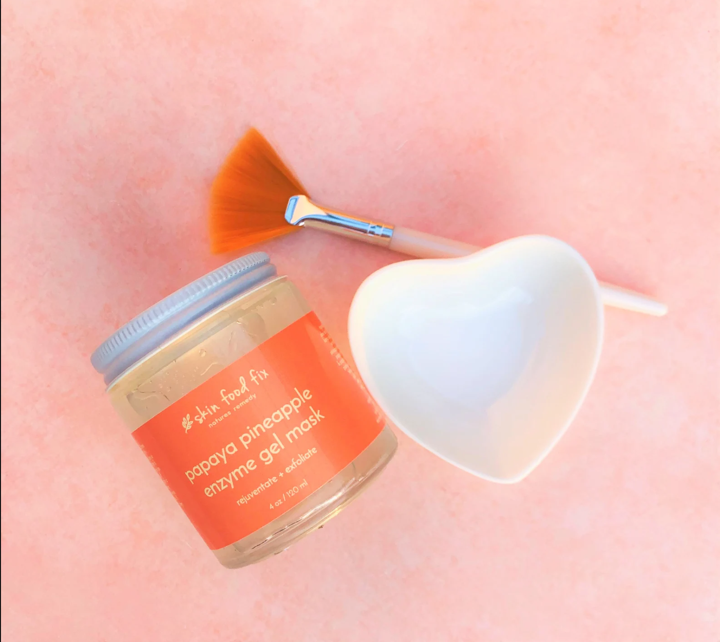 Organic Papaya Pineapple Enzyme Gel Mask | Naturally Exfoliating Organic Papaya Pineapple Enzyme Gel Mask | Naturally Exfoliating